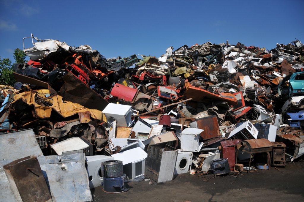Preparing Scrap Metal in Hartford CT Before Heading to a Recycling Center