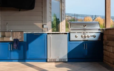 Enhance Backyard Living with Outdoor Kitchen and Fireplace, Omaha, NE, Ideas for Families